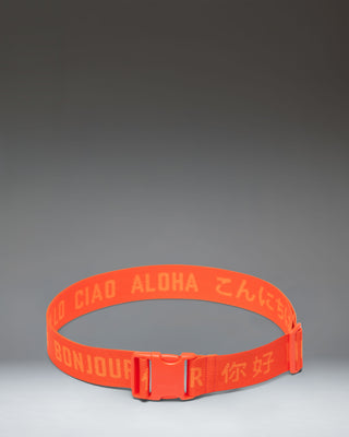 Herschel Supply Co Luggage Belt in Tangerine Tango.